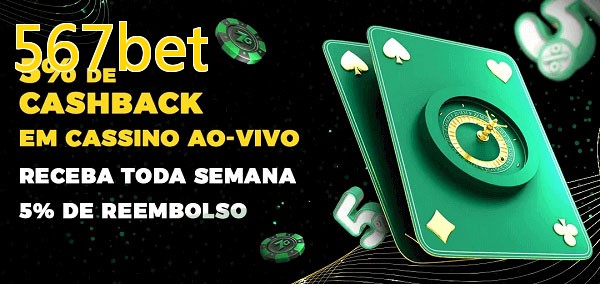 Promoções do cassino ao Vivo 567bet